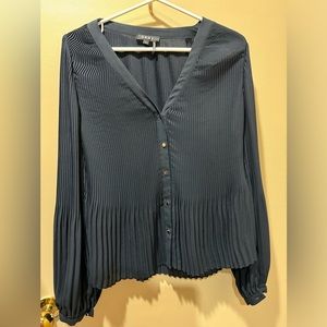DKNY Pleated Blouse